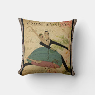 Coussin français de carte postale