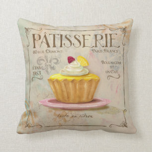 Coussin français de Patisserie de style de café,