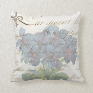 Coussin français de style du marché d'hortensia 