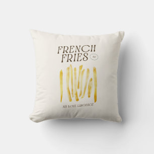 Coussin Français Fries Adulte Drôle Oreille à lancer