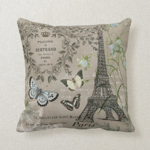 coussin français vintage moderne de jardin de Tour