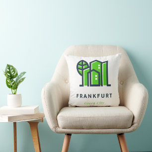 Coussin Francfort-sur-le-Main Allemagne Ville verte durabl