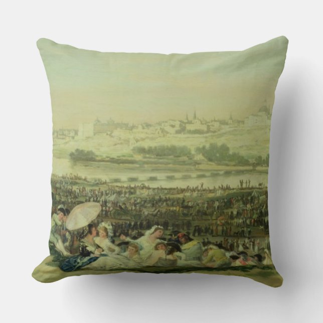 Coussin Francisco Jose de Goya y Lucientes | le pré à (Recto)