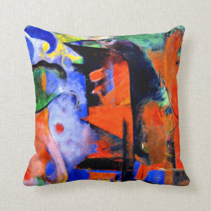Coussin Franz Marc - Formulaires Abstraits II