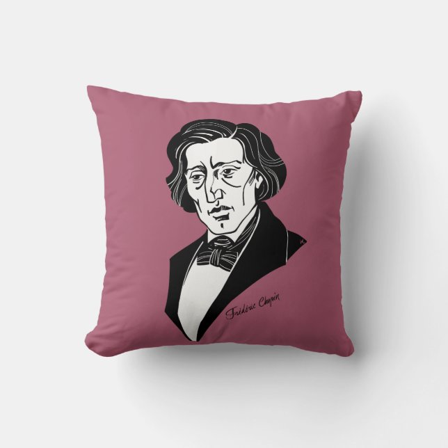 Coussin Frederic Chopin (Recto)