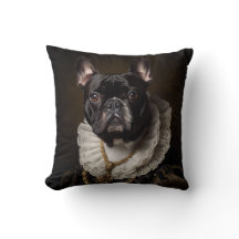 French Buldog Portrait Renaissance Funny Pet Mom