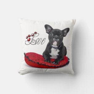 Coussin French Bull Dog - Français - Amour