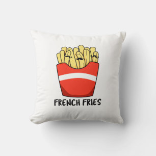 Coussin French Fries Funky Fast Food Pun