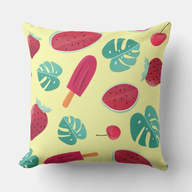 Coussin Frénésie de Fruits (Recto)