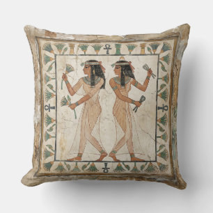 Coussin Fresque de danseuses de l'Égypte antique