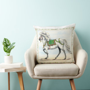 Coussin Freya Jol Noël Cheval islandais