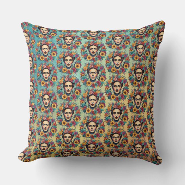 Coussin Frida Kahlo (Recto)