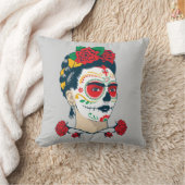Coussin Frida Kahlo | El Día de los Muertos (Couverture)