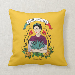 Coussin Frida Kahlo   MI Mexique Lindo