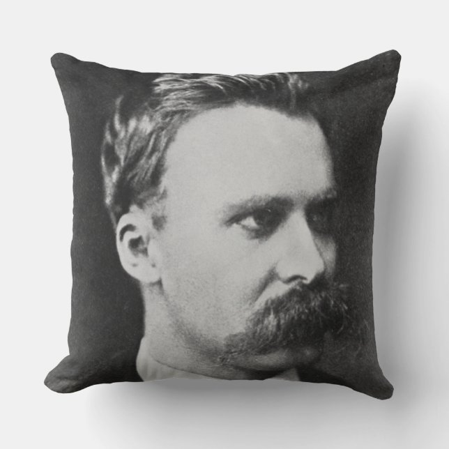 Coussin Friedrich Wilhelm Nietzsche (1844-1900) 1873 (b/w (Recto)