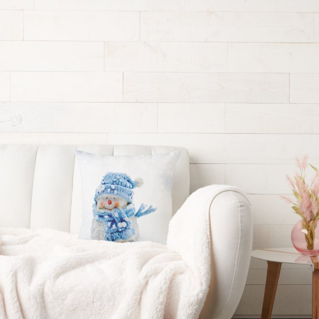 Coussin Friend Frosty en bleu (Canapé)