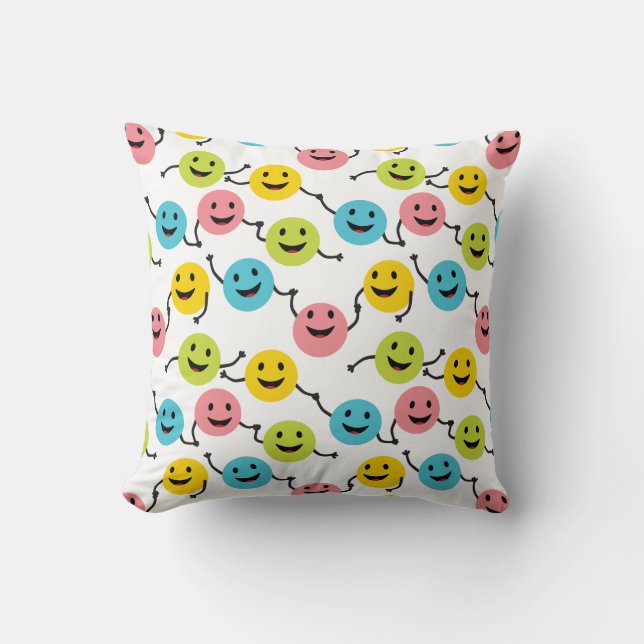 Coussin Friendly Smileys (Recto)