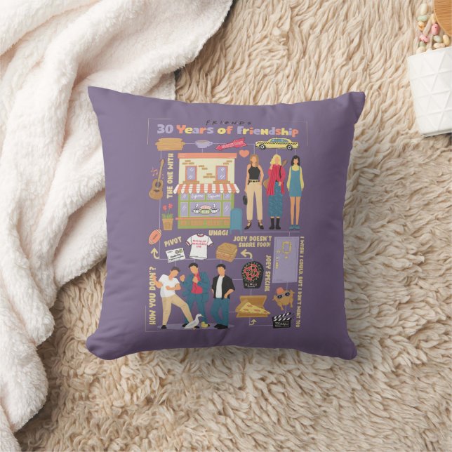 Coussin FRIENDS™ | 30 Ans d'Amitié (Couverture)