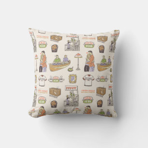 Coussin FRIENDS™   Icônes de dessin animé