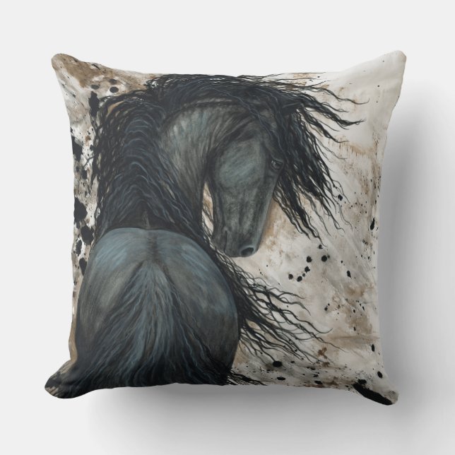 Coussin frison de cheval par BiHrLe (Recto)