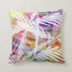 Coussin Frondes tropicales