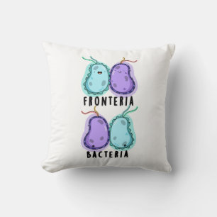 Coussin Fronteria Bactéries Funky Biology Pun