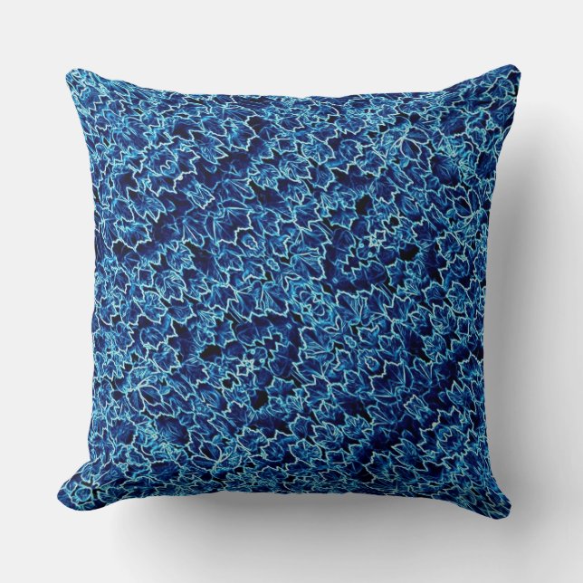 Coussin Frosted Blue Ivy Cool (Recto)
