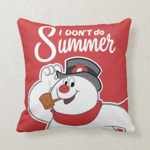 Coussin Frosty the Snowman™ Je ne fais pas l'été