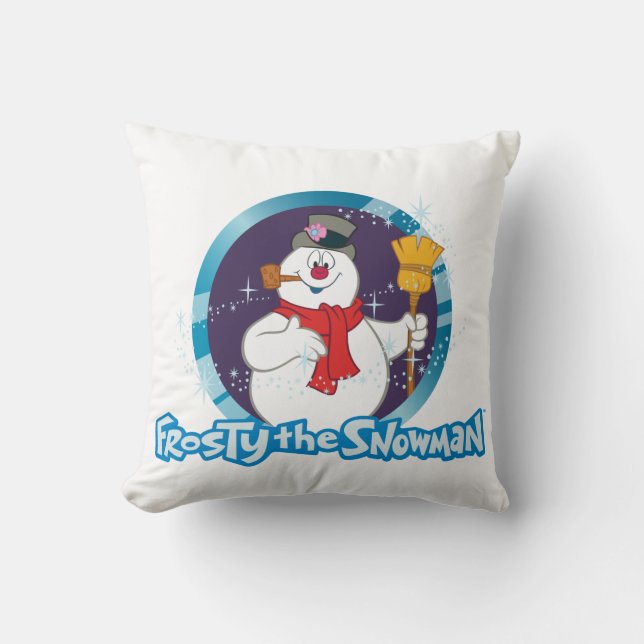 Coussin Frosty the Snowman™ | Portrait magique Frosty (Recto)
