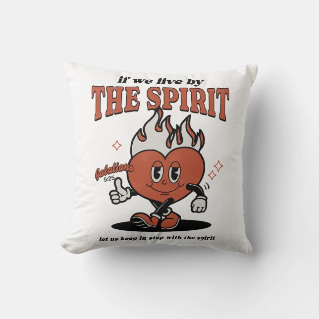 Coussin Fruit de l'Esprit - Vivre par l'Esprit (Recto)