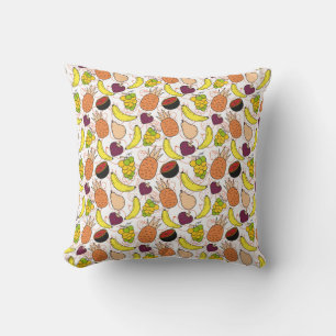 Coussin Fruit motif transparent   motif de surface de frui