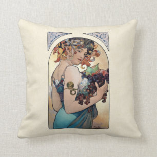 Coussin Fruit par Alfons Mucha 1897