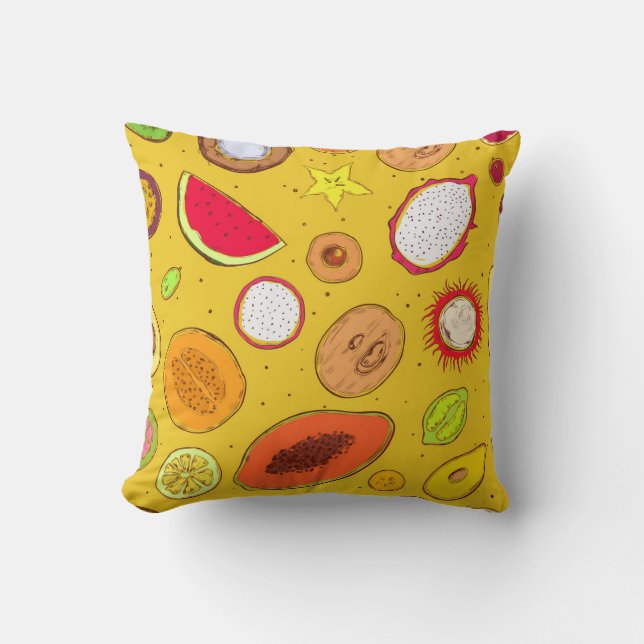 Coussin Fruit tropical (Recto)