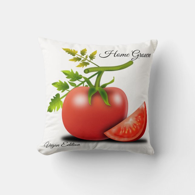 Coussin Fruit végétal à la tomate rouge (Recto)