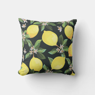 Coussin Fruits de citron : Conception Motif transparente