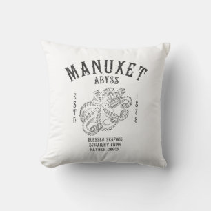 Coussin Fruits de mer d'Innsmouth Poulpe de calmar de haut