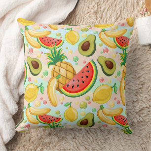 Coussin Fruits d'été frais Motif