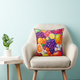 Coussin "Fruits frais Motif" Cute Art. Acheter Maintenant