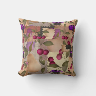 Coussin Fruits, patchwork