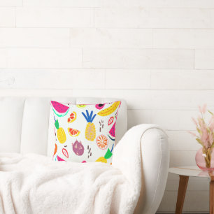 Coussin Fruits tropicaux de base Art Motif. Acheter mainte