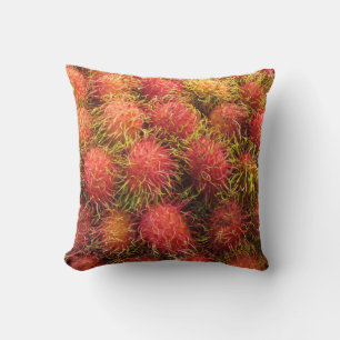 Coussin Fruits tropicaux Rambutan