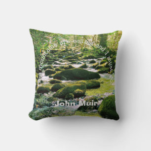 Coussin Fumée - John Muir Citation