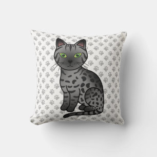 Coussin Fumer égyptien Mau Cute Cartoon Chat & Pâtes