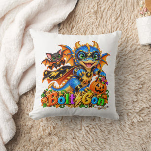 Coussin Fun BoltGon Mignon Super-héros Dragon Halloween