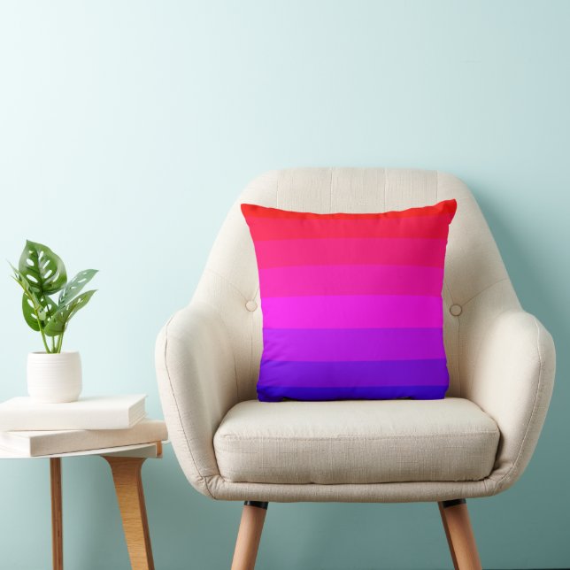 Coussin Fun coloré Ombre Gradient (Chaise)