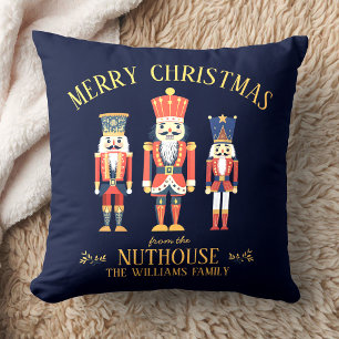 Coussin Fun Joyeux Noël de Nuthouse Nutcracker