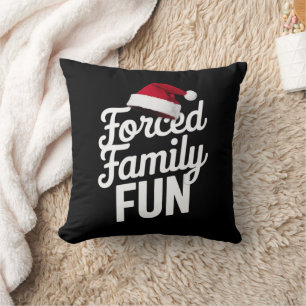 Coussin Fun Party de famille forcée Réunion Ssarcastique N