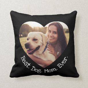 Coussin Fun Pet Photo Personnaliser Best Chien Maman Jamai
