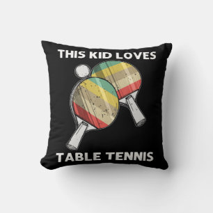 Coussin Fun Table Tennis For Kids Girls Ping Pong Ball Tea