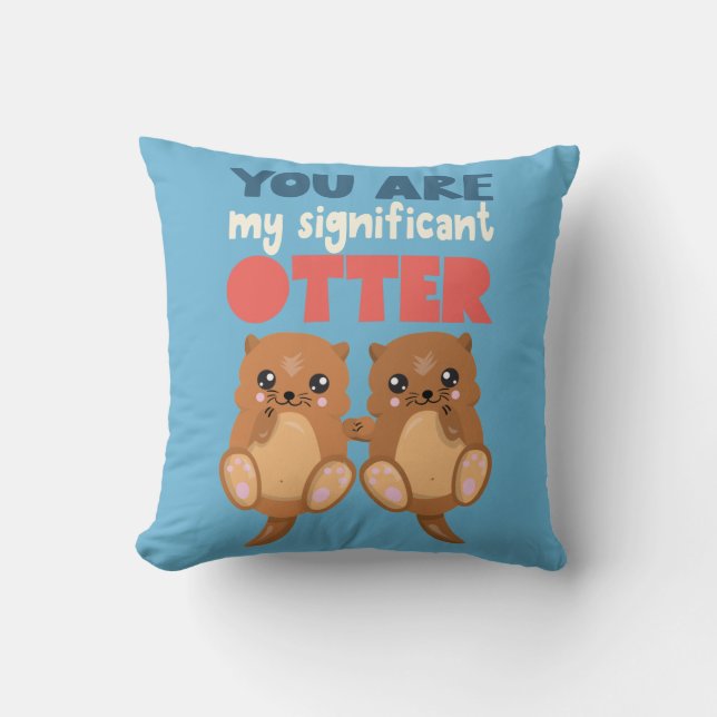 Coussin Fun Vous êtes mon jeu de mots romantique de lotte (Recto)
